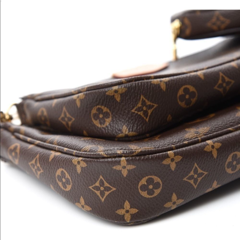 Louis Vuitton monogram Multi Pochette shoulder 3-bag set (no strap) LV coin - Picture 8 of 10